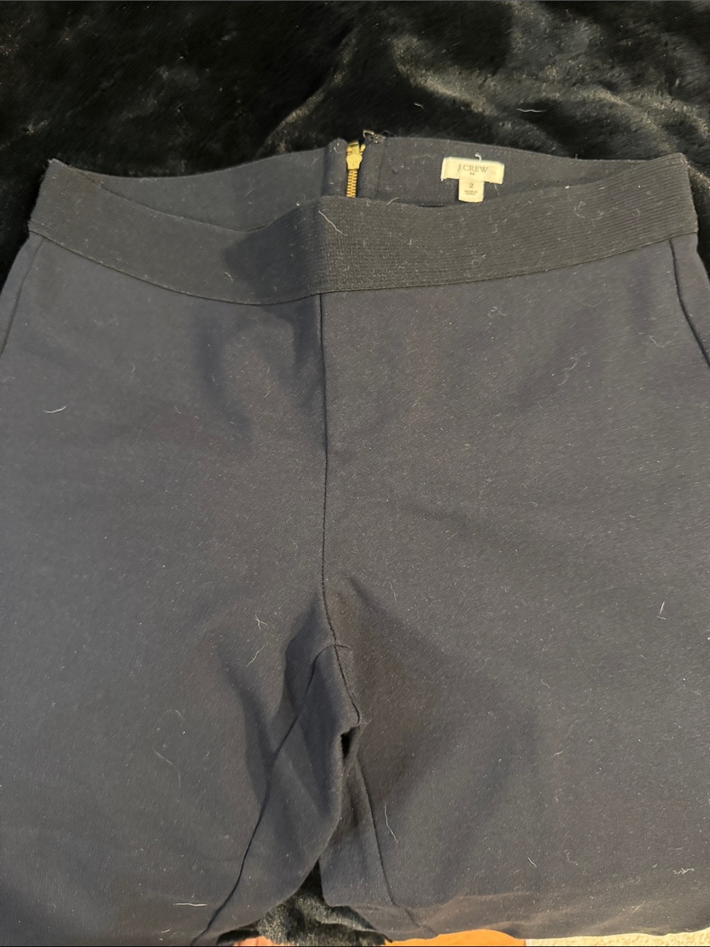 J. Crew black High-Waist Stretch pant